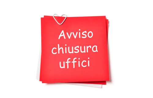 Avviso Chiusura ufficio anagrafe/stato civile per lunedì 22 giugno